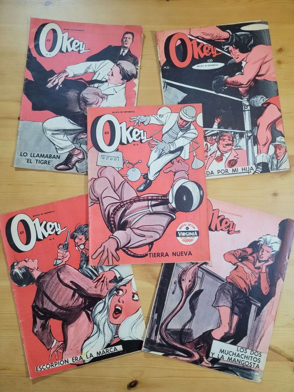Pack OKEY años 60s n°3 (x5)