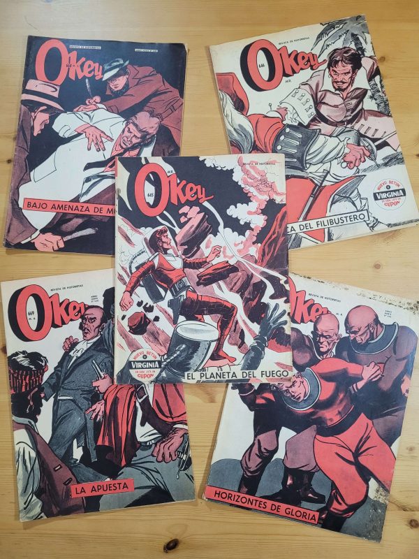 Pack OKEY años 60s n°1 (x5)