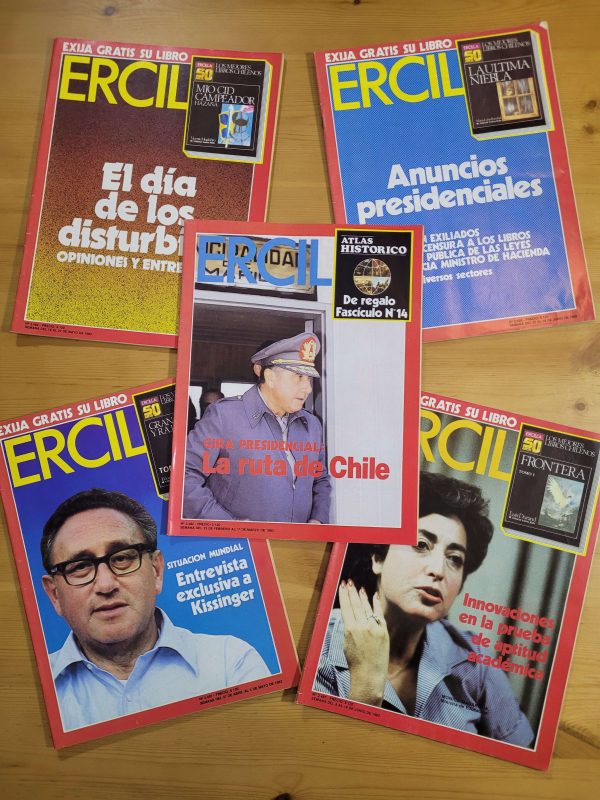Pack ERCILLA años 80s n°2 (x5)