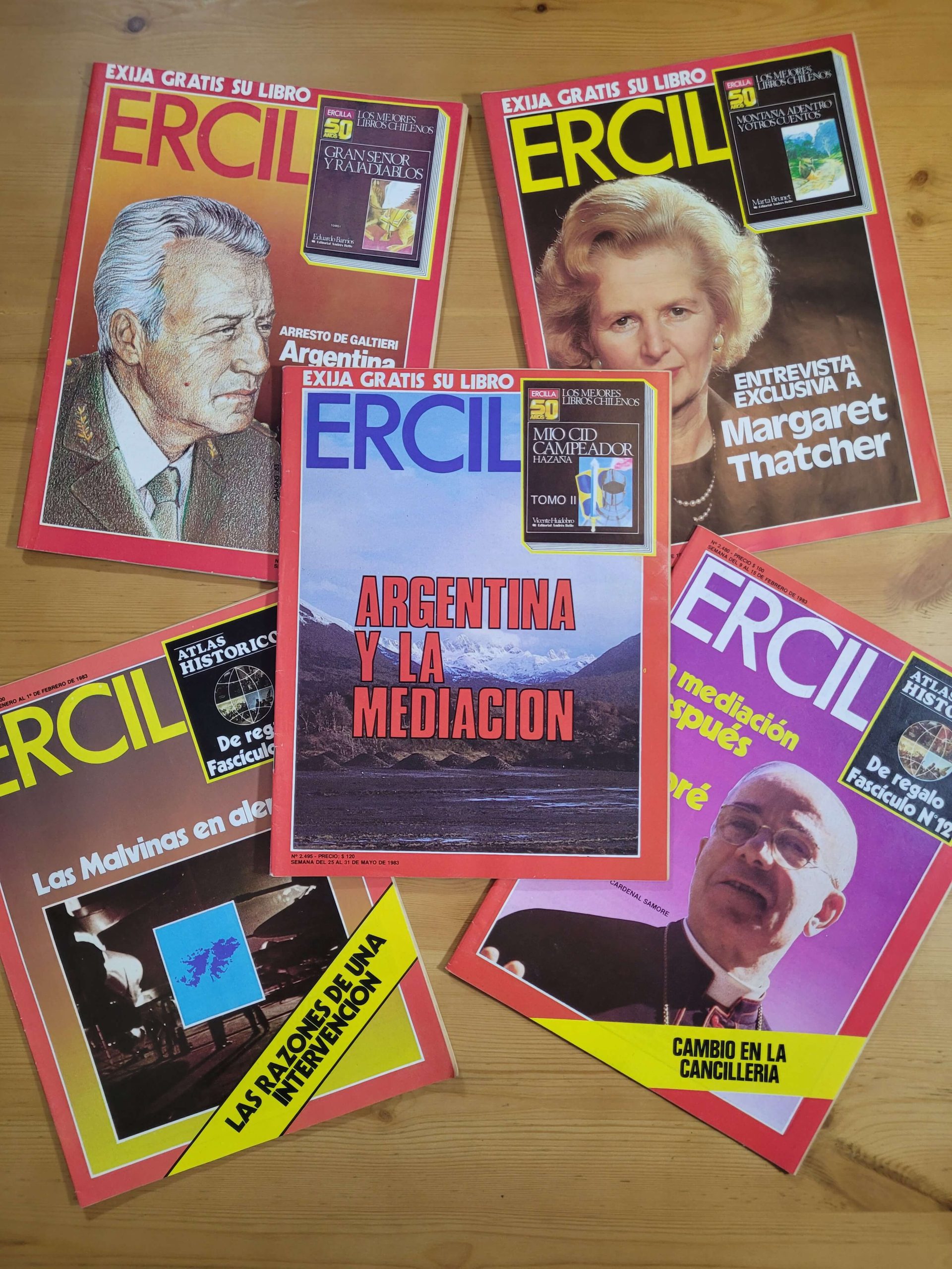 Pack ERCILLA años 80s n°1 (x5)