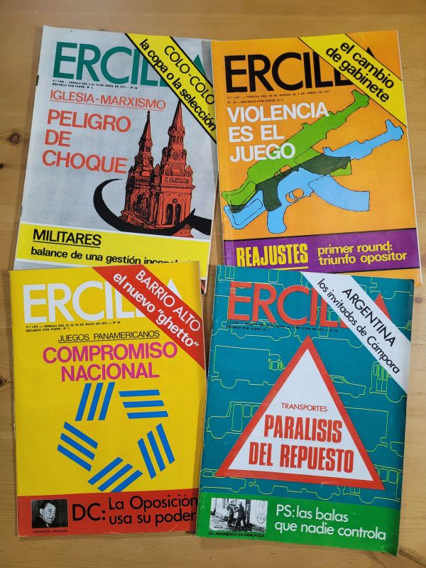 Pack ERCILLA -Periodo Unidad Popular- n°4 (x4)