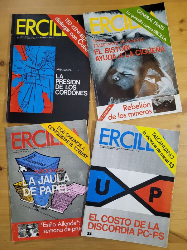 Pack ERCILLA -Periodo Unidad Popular- n°3 (x4)
