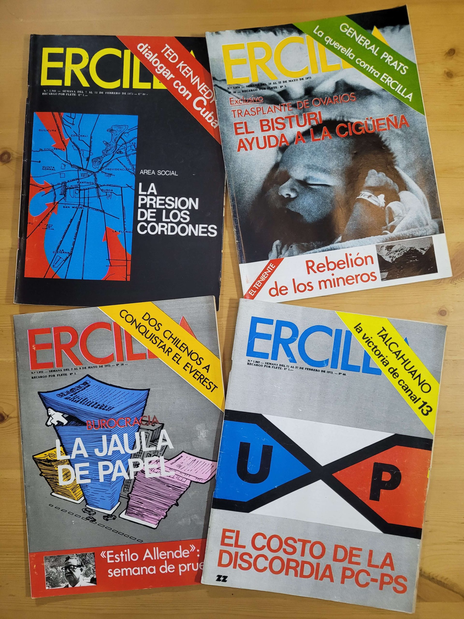 Pack ERCILLA -Periodo Unidad Popular- n°3 (x4)