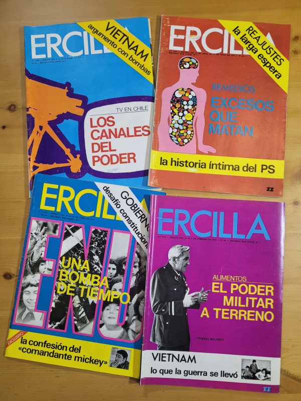 Pack ERCILLA -Periodo Unidad Popular- n°2 (x4)