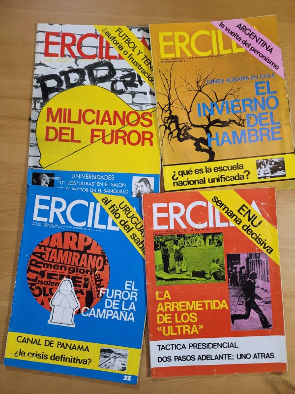 Pack ERCILLA -Periodo Unidad Popular- n°1 (x4)