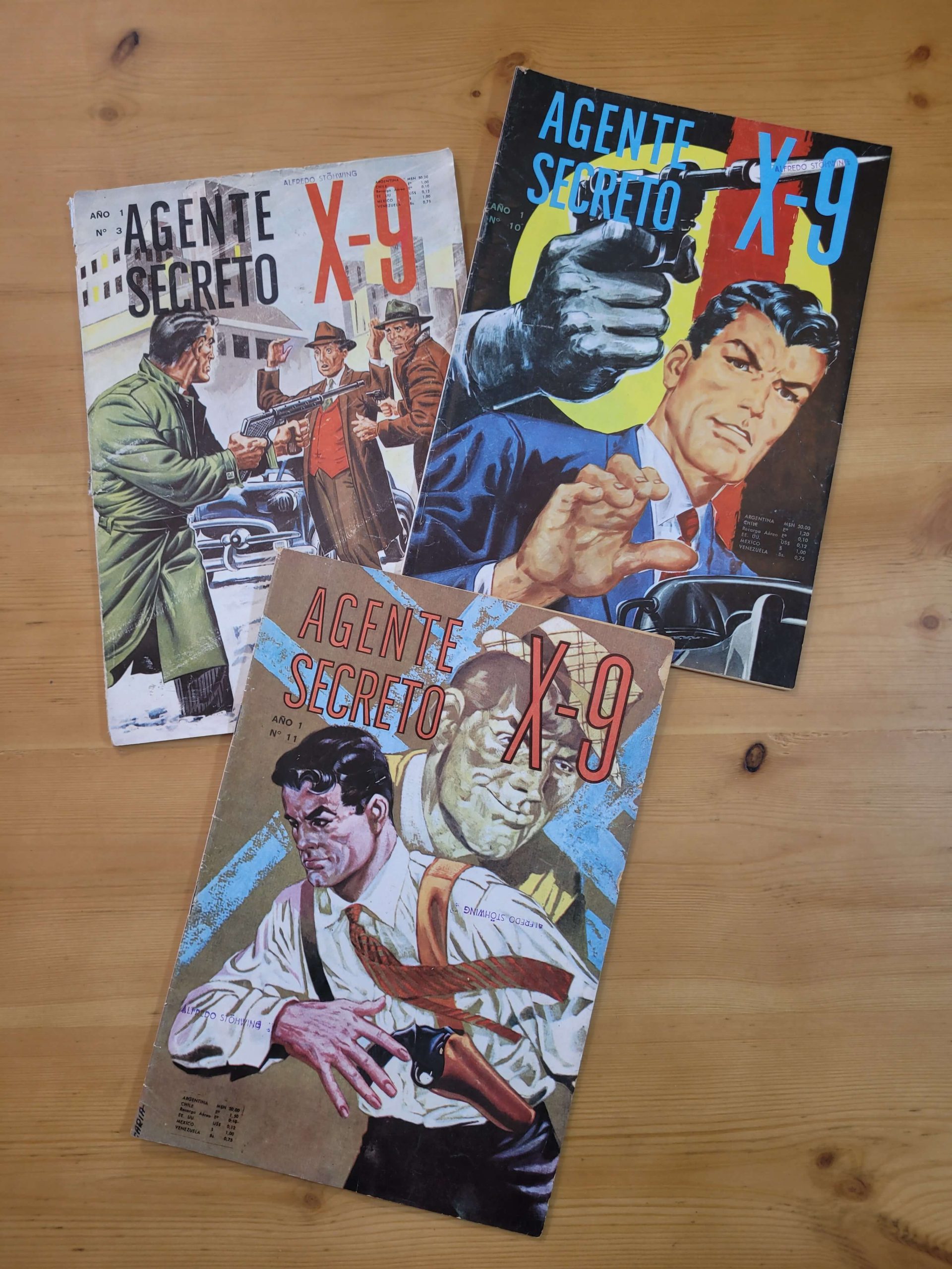 Pack AGENTE SECRETO X-9 Año 1 (x3)