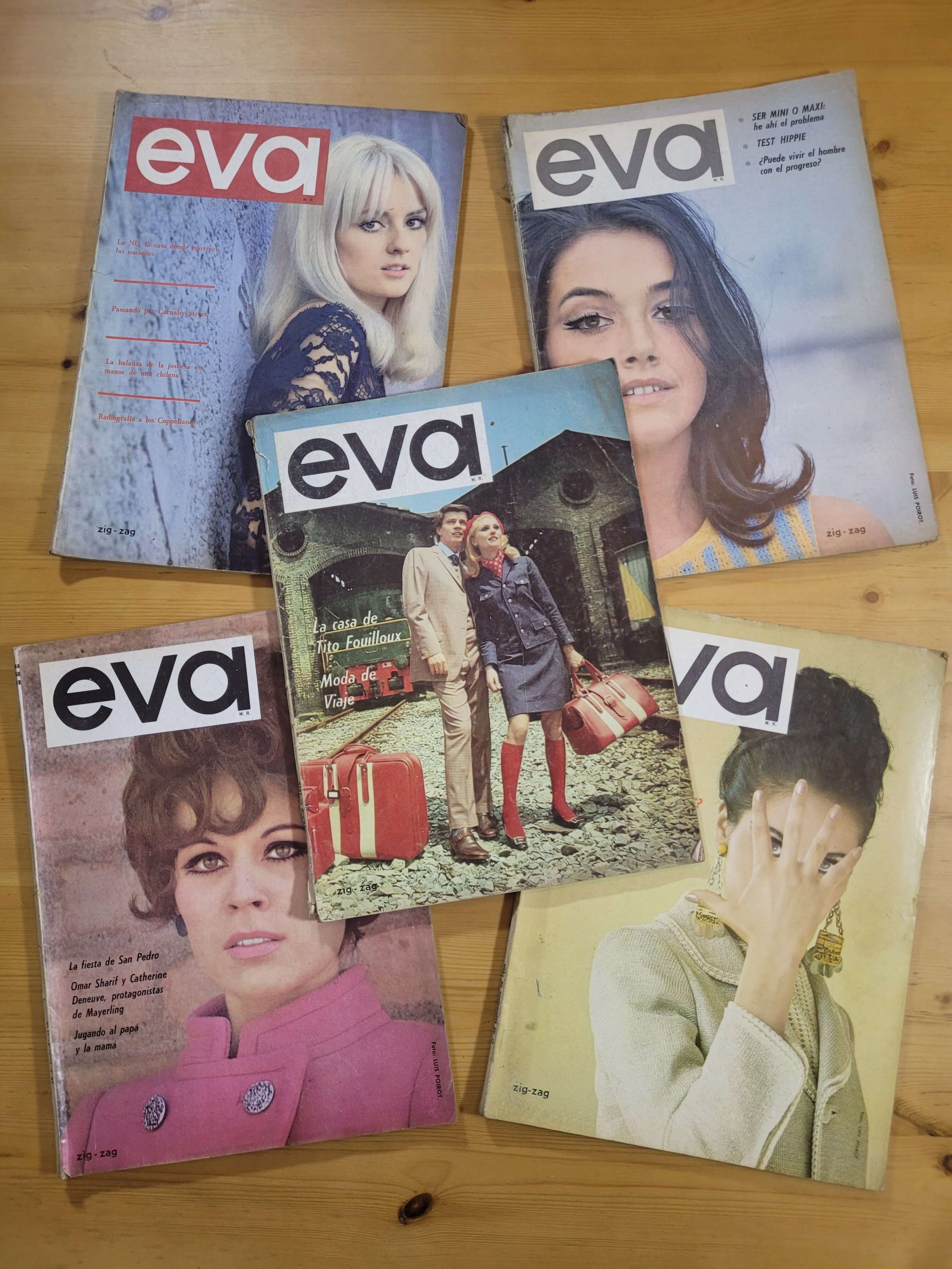Pack EVA años 60s (x5)
