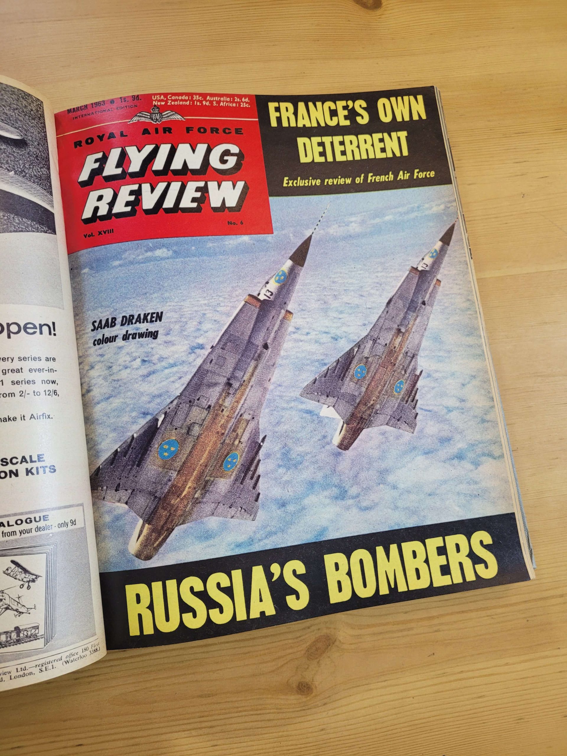 Empaste RAF FLYING REVIEW -Año completo- 1962 (12 revistas) - Imagen 8
