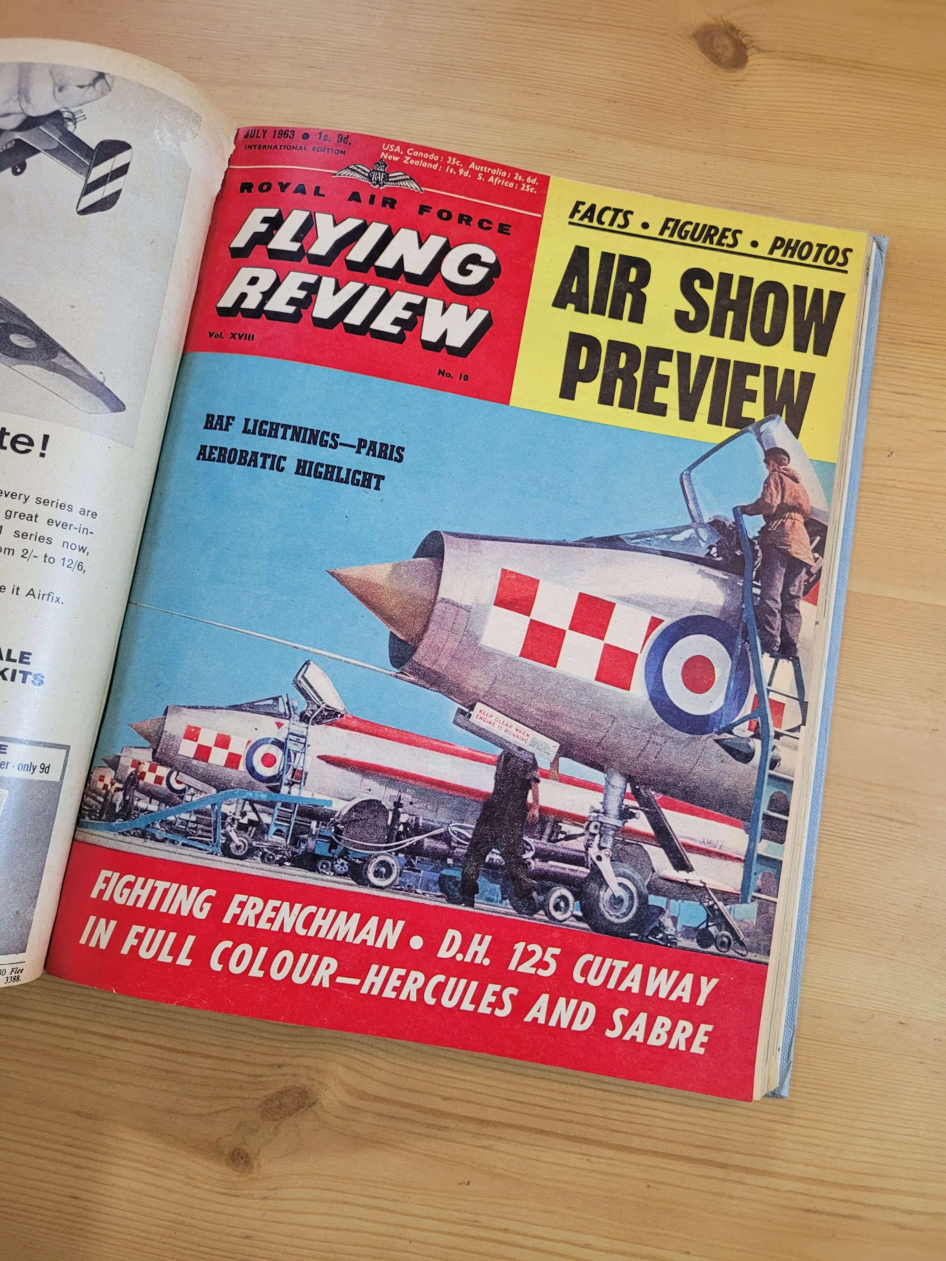 Empaste RAF FLYING REVIEW -Año completo- 1962 (12 revistas) - Imagen 13