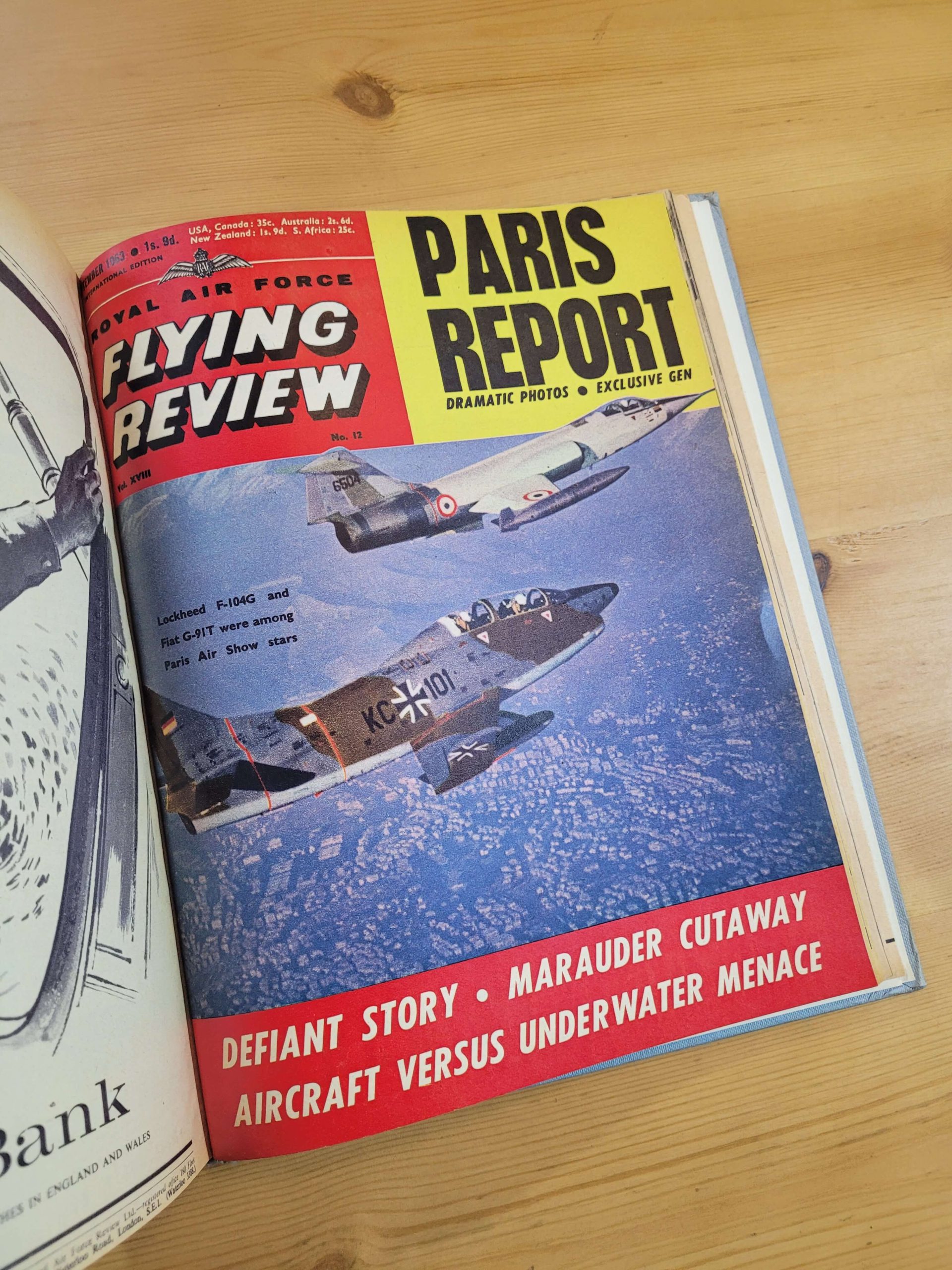 Empaste RAF FLYING REVIEW -Año completo- 1962 (12 revistas) - Imagen 9