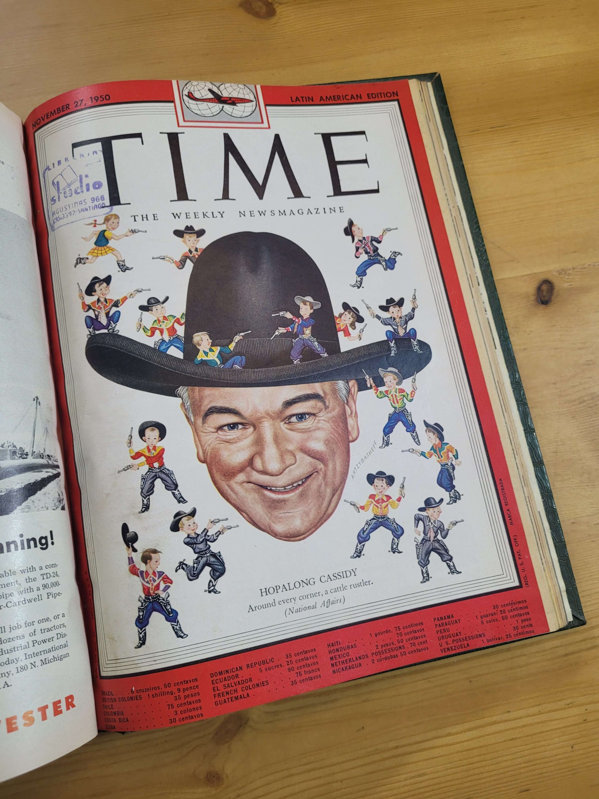 Empaste TIME -1950- (20 revistas)