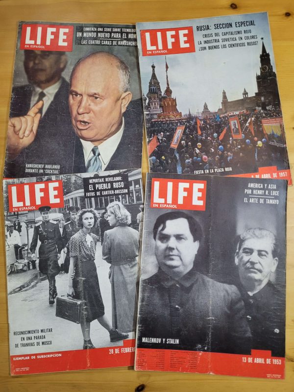 Pack LIFE -Portadas Guerra Fría- (x4)
