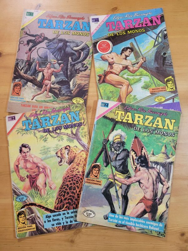 Pack TARZAN años 60s (x4)