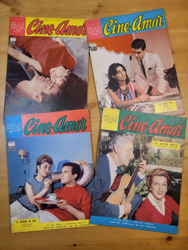 Pack CINE AMOR años 60s n°3 (x4)