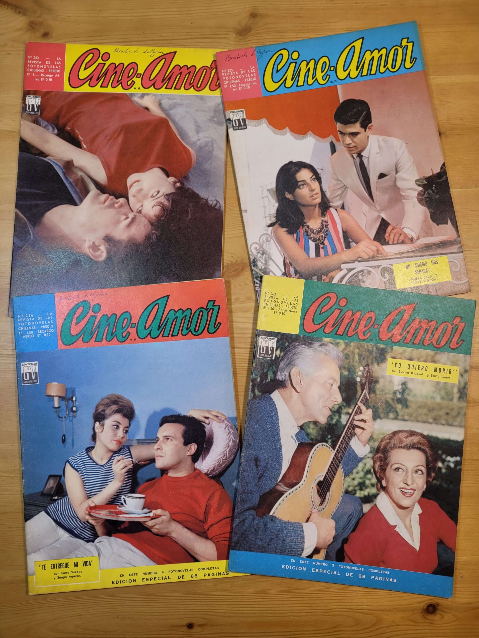 Pack CINE AMOR años 60s n°3 (x4)