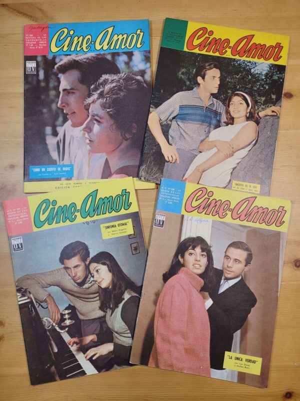 Pack CINE AMOR años 60s n°1 (x4)