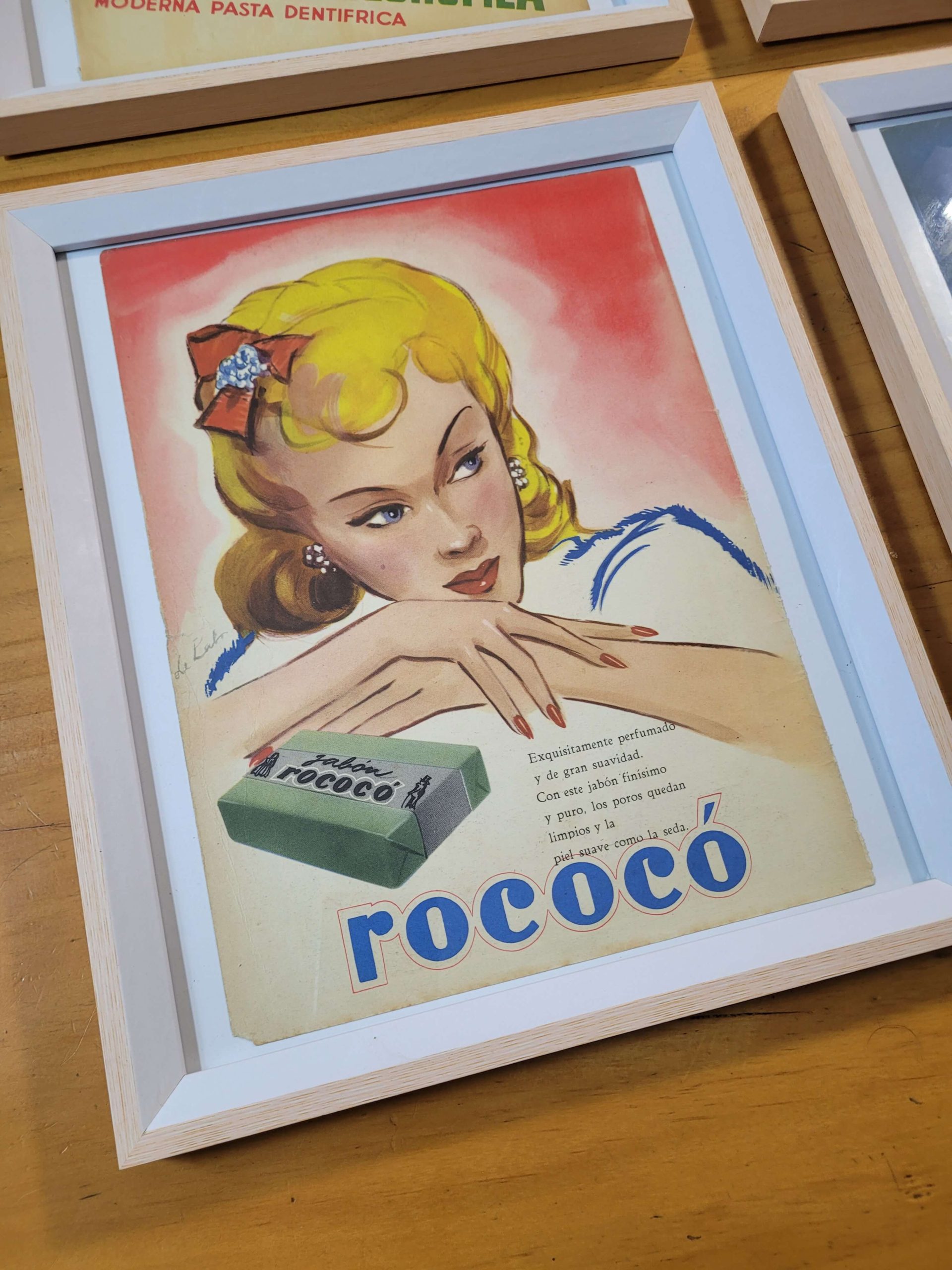 Pack cuadros PUBLICIDAD CHILENA FEMENINA n°2 (años 40s) - Imagen 3