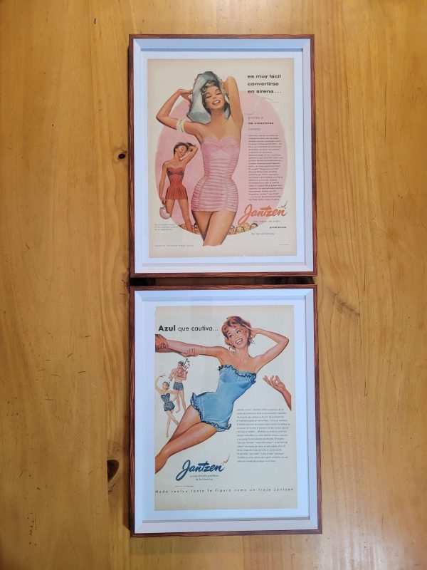 Pack cuadros PUBLICIDAD TRAJES DE BAÑO (años 50s)
