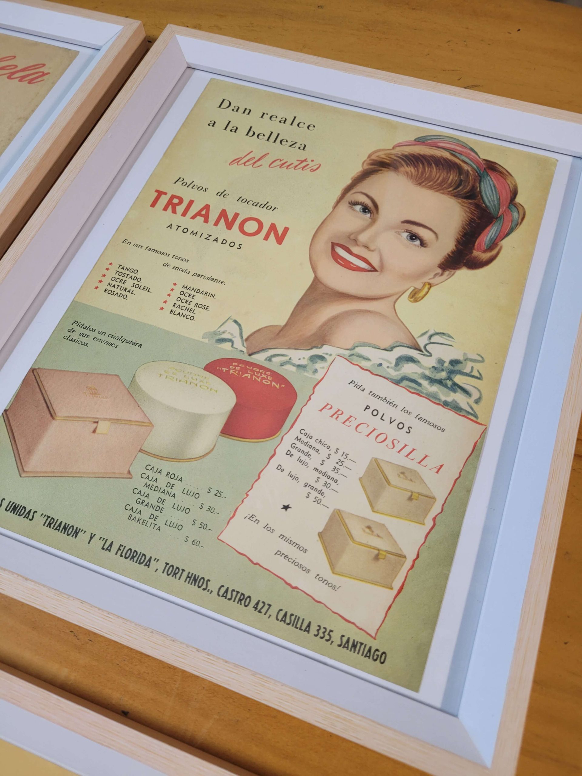 Pack cuadros PUBLICIDAD CHILENA FEMENINA (años 40s) - Imagen 5