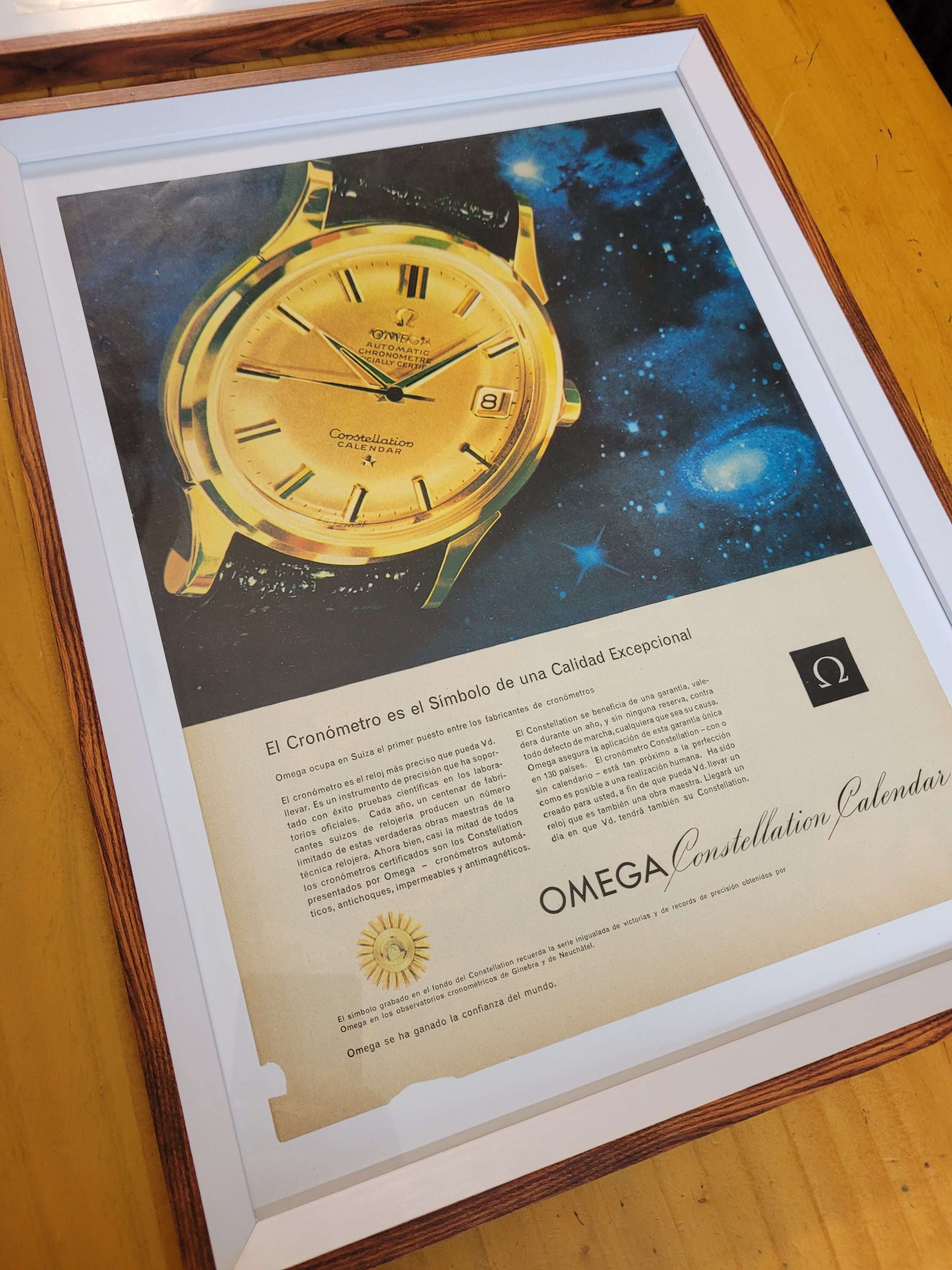 Pack cuadros PUBLICIDAD RELOJES OMEGA (años 50s) - Imagen 4