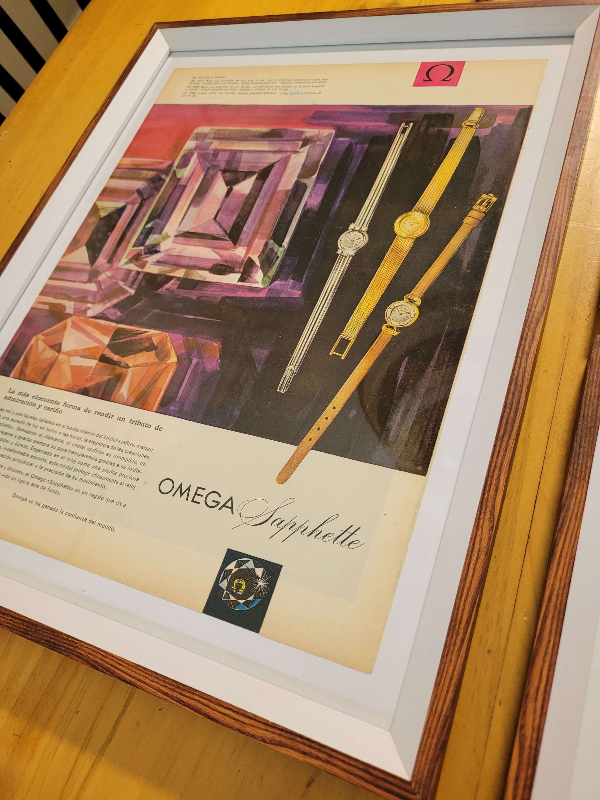 Pack cuadros PUBLICIDAD RELOJES OMEGA (años 50s) - Imagen 3