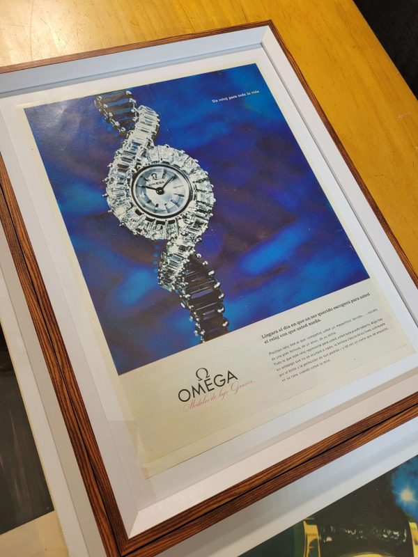 Pack cuadros PUBLICIDAD RELOJES OMEGA (años 50s)